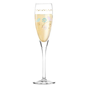 Pohár na šampanské z krištáľového skla Ritzenhoff Flora Waycott, 140 ml