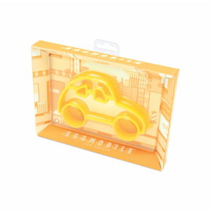 Žltá formička na vajíčka v tvare auta Luckies of London Eggmobile