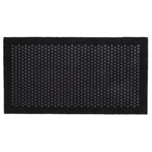 Čierno-sivá rohožka Tica copenhagen Dot, 67 × 120 cm