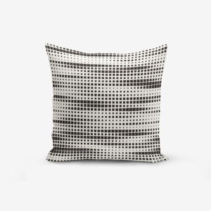 Obliečka na vankúš s prímesou bavlny Minimalist Cushion Covers Modern Kareler, 45 × 45 cm