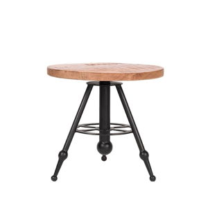 Odkladací stolík s doskou z mangového dreva LABEL51 Solid, ⌀ 45 cm
