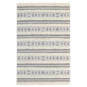 Sivý koberec Mint Rugs Handira Tribal Stripes, 115 × 170 cm