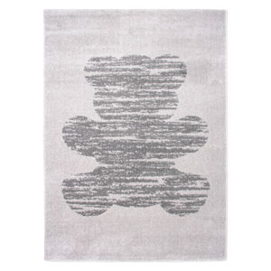 Detský sivý koberec Nattiot Teddy, 120 × 170 cm
