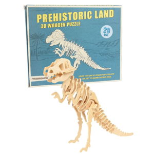 Drevené 3D puzzle dinosaurus Rex London Tyrannosaurus