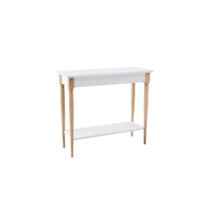 Biely konzolový stolík Ragaba Mamo, šírka 85 cm