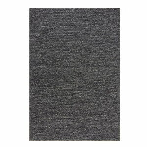 Tmavosivý vlnený koberec Flair Rugs Minerals, 160 x 230 cm