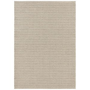 Krémovobiely koberec vhodný aj do exteriéru Elle Decoration Brave Caen, 160 × 230 cm