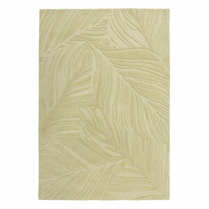 Zelený vlnený koberec Flair Rugs Lino Leaf, 160 x 230 cm