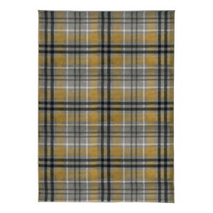 Žlto-sivý koberec Flair Rugs Highland, 80 x 150 cm