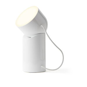 Biela LED stolová lampa (výška  14 cm) Orbe – Lexon
