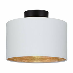 Stropné svietidlo v bielo-zlatej farbe Bulb Attack Tres, ⌀ 25 cm