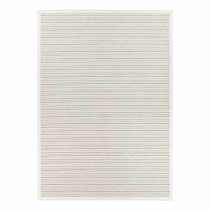 Biely vzorovaný obojstranný koberec Narma Pärna, 140 × 70 cm