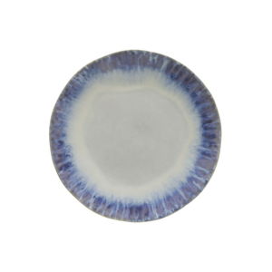 Modrobiely kameninový tanier Costa Nova Brisa, ⌀ 26,5 cm