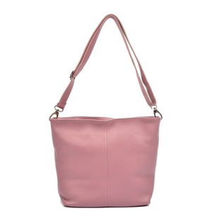 Ružová kožená kabelka Luisa Vannini Gratia