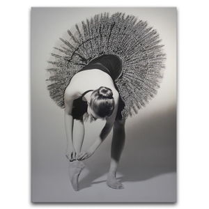 Obraz Styler Canvas Glam Balerina, 60 × 80 cm