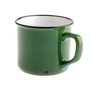 Zelený keramický hrnček Dakls Story Time Over Tea, 230 ml