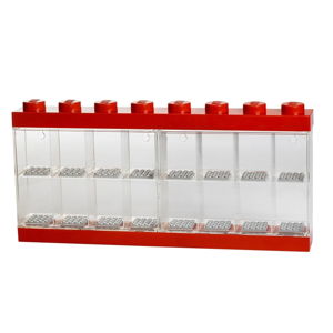 Červená zberateľská skrinka na 16 minifigúrok LEGO®