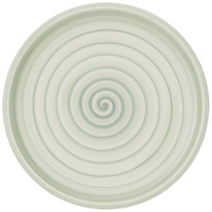 Zeleno-biely porcelánový tanier Villeroy & Boch Artesano Nature, 22 cm