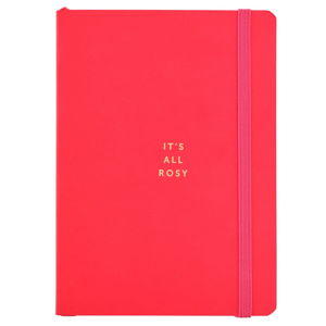Červený zápisník vo formáte A6 Busy B, 96 strán