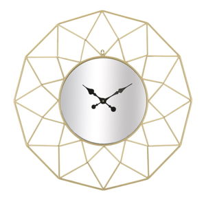 Nástenné hodiny v zlatej farbe Mauro Ferretti Star, ⌀ 80 cm