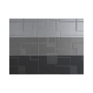 Sivé plastové prestieranie Tiseco Home Studio Chiné Stripe, 30 x 45 cm