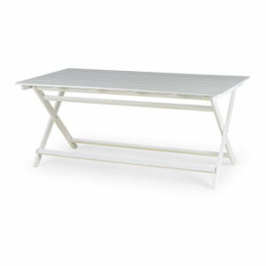 Biely záhradný stôl z akáciového dreva Bonami Essentials Natur, 171 x 88 cm