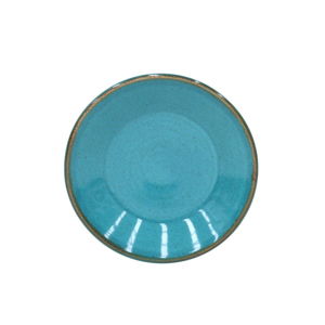 Modrý tanierik z kameniny Casafina Sardegna, ⌀ 16 cm