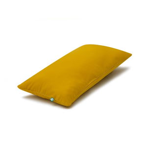 Horčicovožltá obliečka na vankúš Mumla Basic, 30 × 60 cm