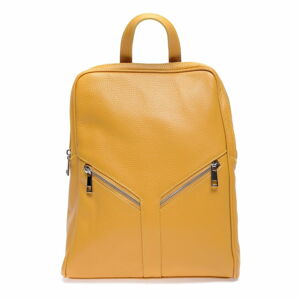 Žltý kožený batoh Roberta M