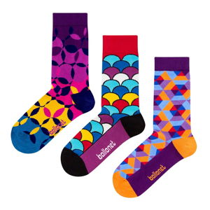 Set 3 párov ponožiek Ballonet Socks Geo v darčekovom balení, veľkosť 36 - 40