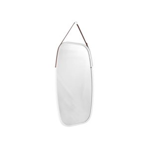 Nástenné zrkadlo v bielom ráme PT LIVING Idylic, dĺžka 74 cm
