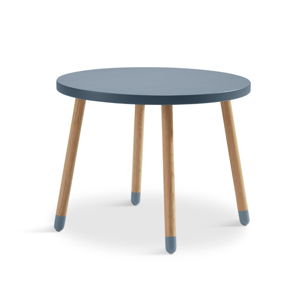 Modrý detský stolík Flexa Play, ø 60 cm