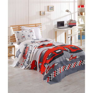 Prikrývka cez posteľ z bavlny Cars, 160 × 235 cm
