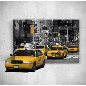 Nástenný 3D obraz Mosticx Yellow Taxis, 40 × 60 cm