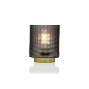 Sivá sklenená olejová LED lampa Versa Relax, ⌀ 11,8 cm