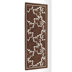 Hnedý vysokoodolný kuchynský koberec Webtapetti Maple Marrone, 55 × 190 cm