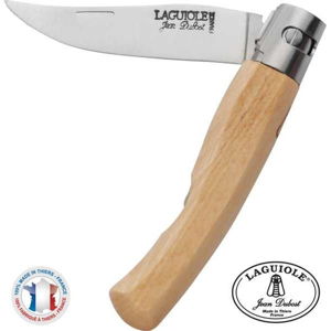 Multifunkčný nožík z antikoro ocele s rukoväťou z bukového dreva Jean Dubost