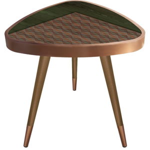 Príručný stolík Maresso Khaki Triangle, 45 × 45 cm