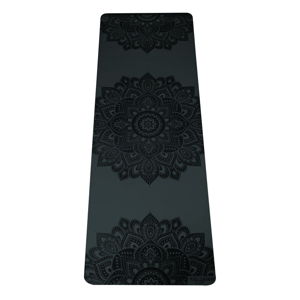 Čierna podložka na jogu Yoga Design Lab Manadala Charcoal, 5 mm