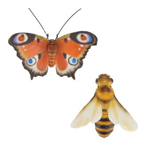 Polyresinové záhradné sošky v súprave 2 ks Butterfly – Esschert Design