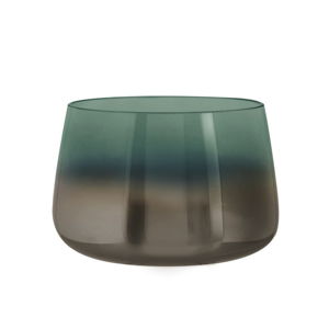 Zelená sklenená váza PT LIVING Oiled, výška 10 cm