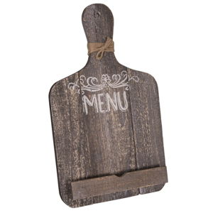Kuchynský drevený stojan na tablet v tvare doštičky na krájanie Antic Line So Decouper