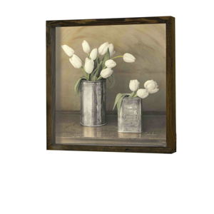 Nástenný obraz Tulips, 34 × 34 cm