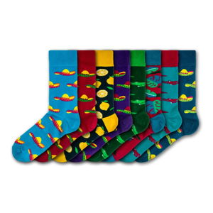 Sada 8 párov pánskych ponožiek Black & Parker London Sombrero, veľkosť 41 - 45