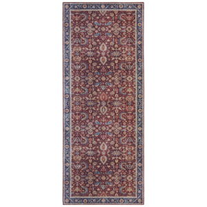 Vínovočervený koberec Nouristan Vivana, 80 x 200 cm