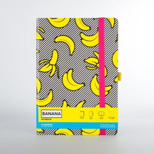 Zápisník s motívom banánov Just Mustard