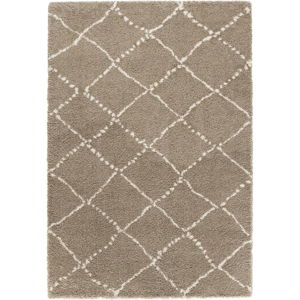 Hnedý koberec Mint Rugs Allure Ronno Brown Creme, 120 x 170 cm