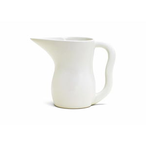 Biela kameninová nádoba na mlieko Kähler Design Ursula, 800 ml