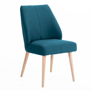 Čalúnená stolička v modrej farbe Max Winzer Todd