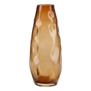 Svetlooranžová sklenená váza Bahne & CO, výška 28 cm